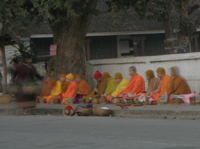 The Giving of Alms in Luang Prabang, Laos