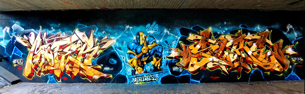 Artists: MoterOne, Sure761 - Team Renegades - Complete Wall