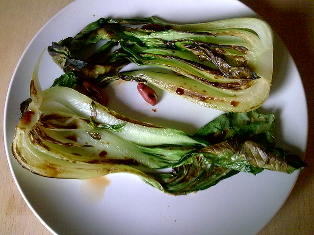 Grilled Bok Choy with Soy