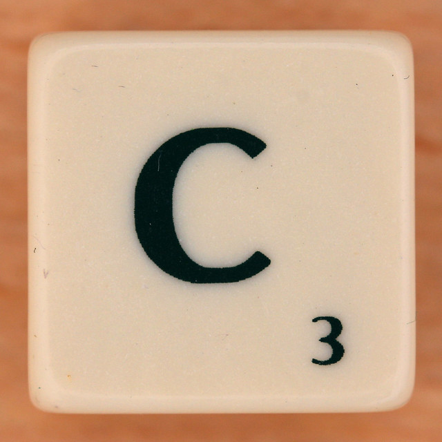 Scrabble Scramble Letter C
