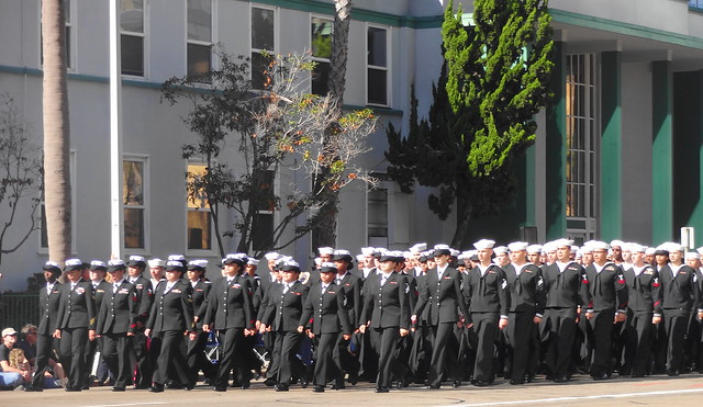 Sailors at Memorial Day Parade - San Diego