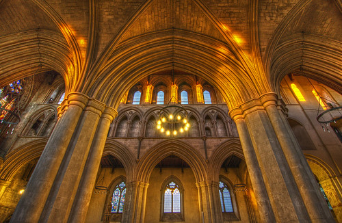 church abbey architecture gold golden nikon arch cathedral hdr hertfordshire stalbans stalbansabbey photomatix stalbanscathedral tokina1116 nikond7000
