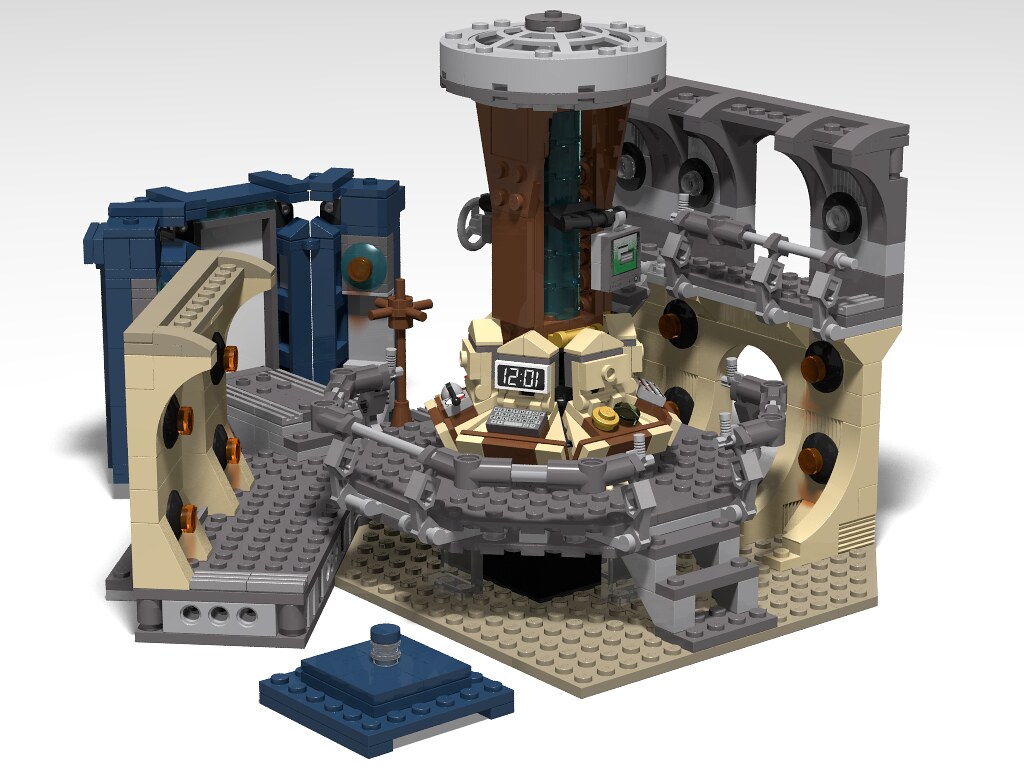 11th Doctor Tardis Set Moc This Is A Moc Based On The In