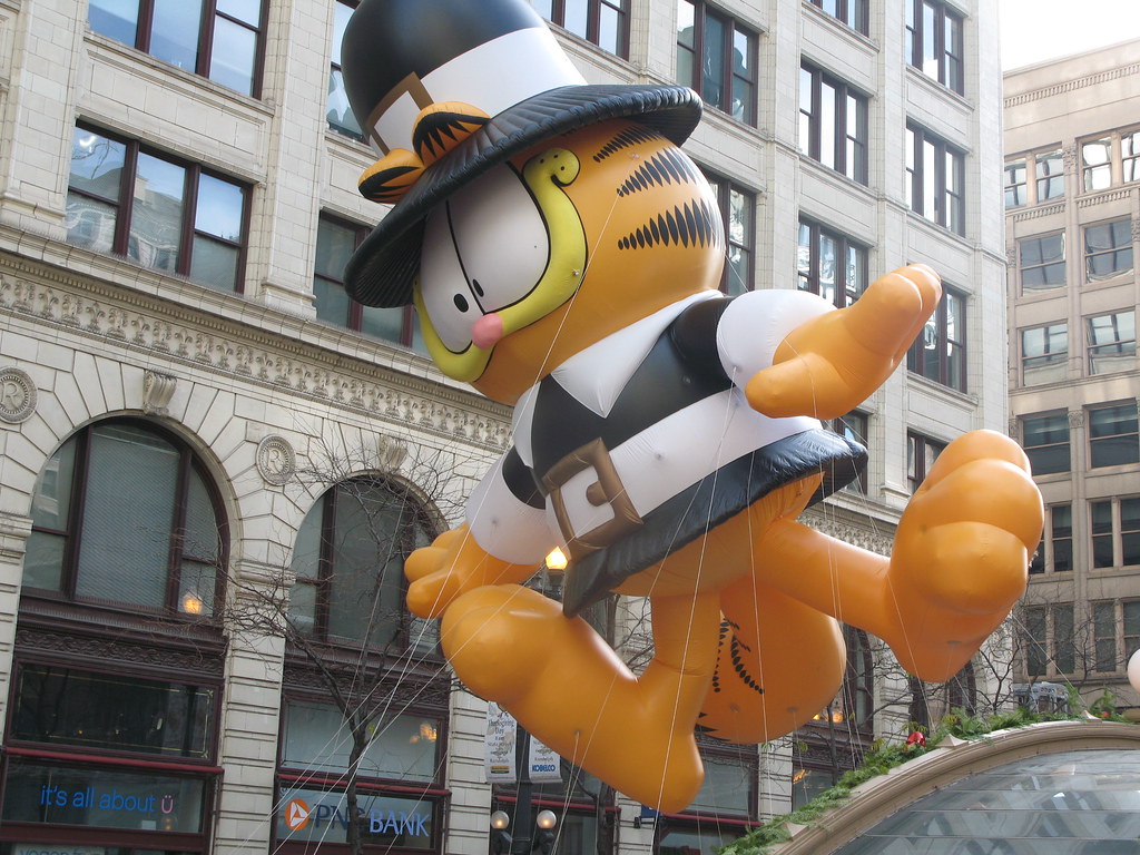 Maak los schuif bijstand Garfield balloon, Chicago Thanksgiving Day Parade 201 | Flickr
