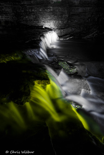 ontario canada water night light long waterfall falls exposure flow lighting hamilton illumination lower cliffview