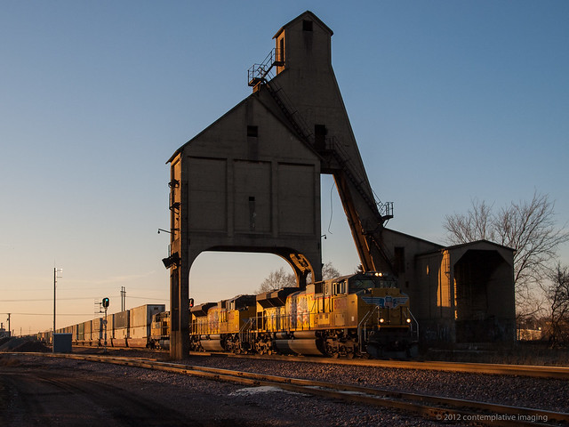golden hour at the coaling tower
