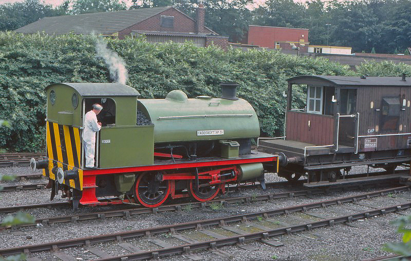 Agecroft No.3 (RSH 7681/1951) - Agecroft Power Station/Colliery - Last Day 1981.