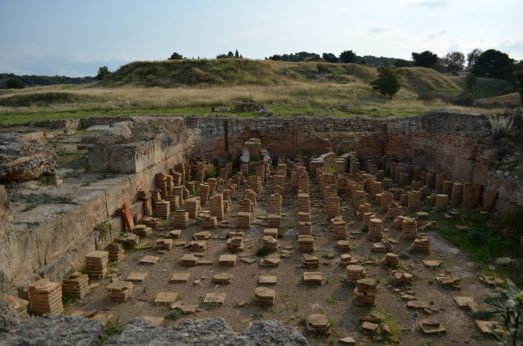 Roman bath at Isthmia