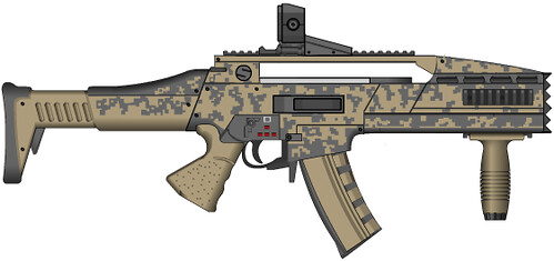 SPW trial #2 - M8A2, Features: -Digital camo -Upgraded pist…