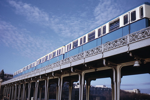 JHM-1974-1406 - France, Paris, Mtro ligne 6, Pont de Bir-Hakeim