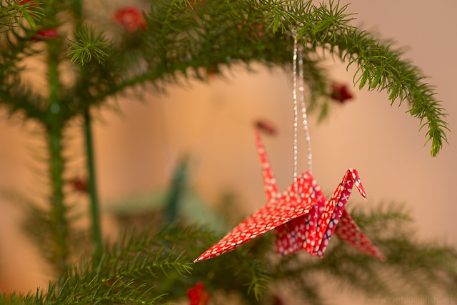Origami Christmas decoration