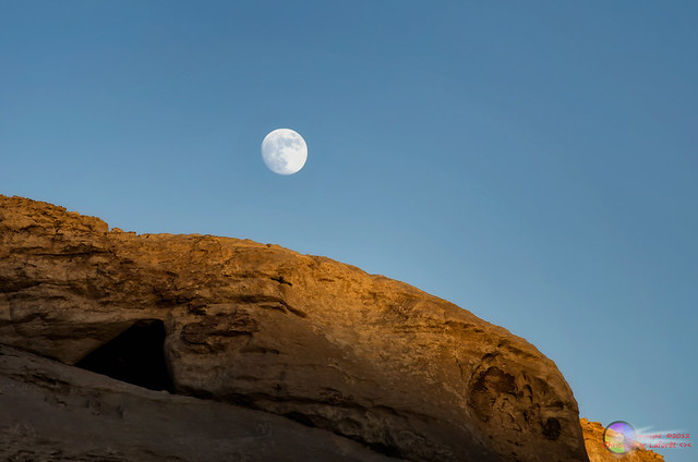 Moonrise Over Petra #11