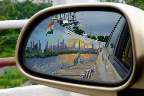 hyderabad indianflag khairatabad rearview