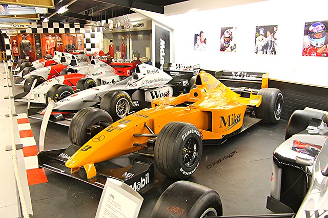 The McLaren room at The Donington Collection