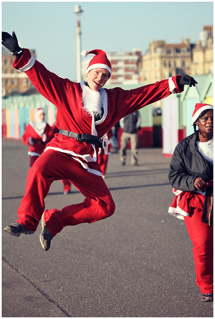Flying Santa; Brighton & Hove 2012
