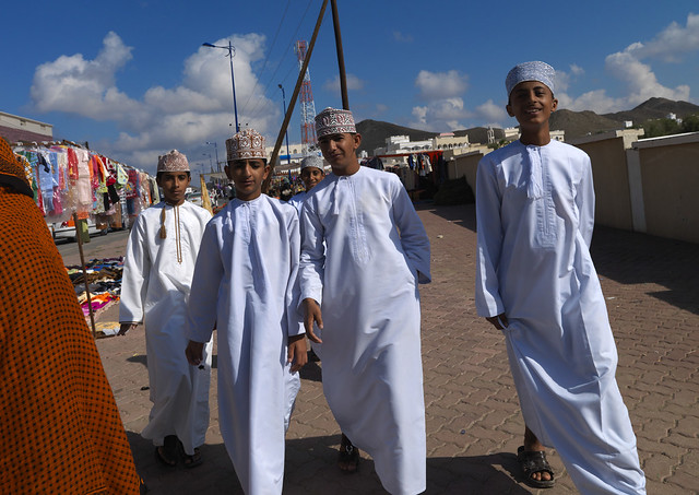 Boys In Ibra Market, Oman