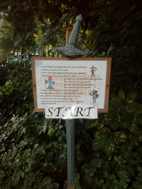 Dizzy (Disraeli) Start of children's adventure walk