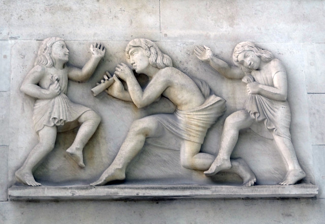 BBC Broadcasting House - relief sculpture