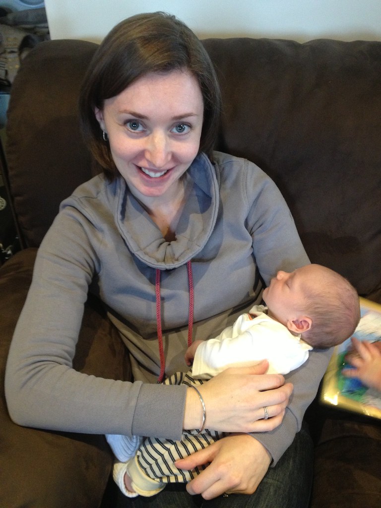 Elaine with baby Zac | Anna Oakley | Flickr