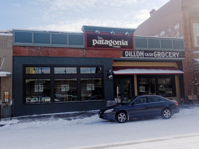 Exterior of New Patagonia Outlet, Dillon, MT