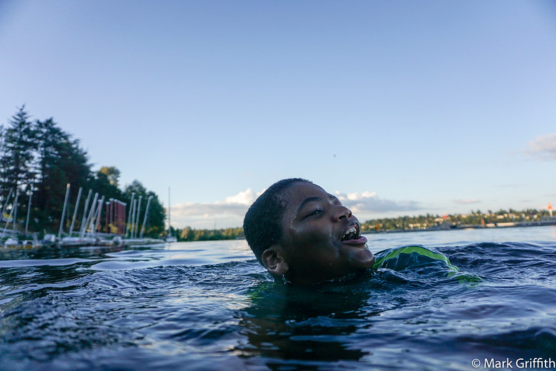 Miles Loves Swimming