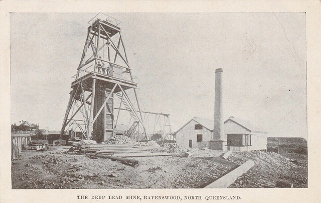 The Deep Lead Mine, Ravenswood, Qld - circa 1907