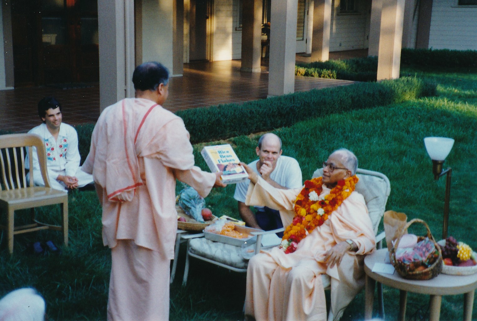 David Merritt Swami Prapannananda Chuck Chatten Swami Shraddhananda Guru Purnima