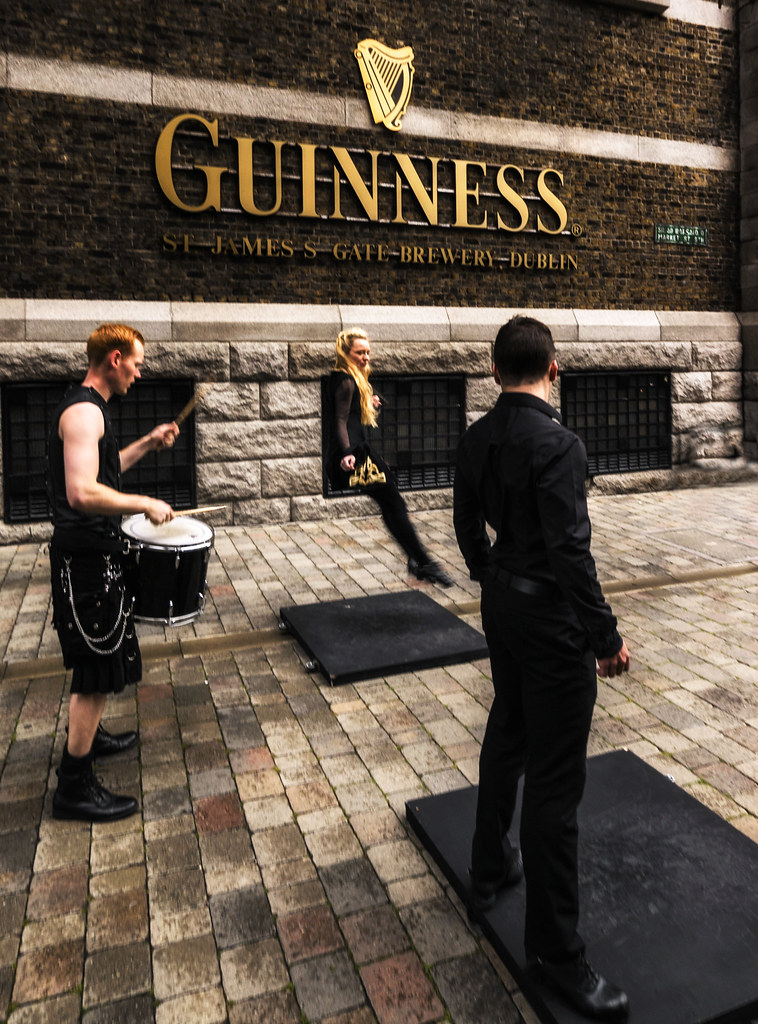 Dancing at Guinness