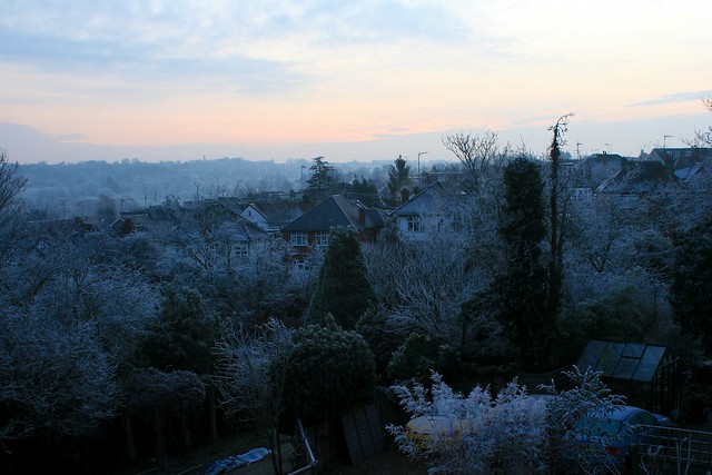 Frosty dawn in East Barnet