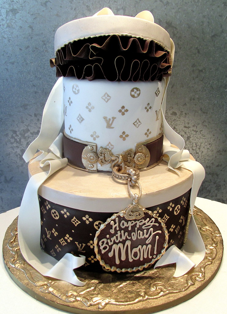 2-tiered Louis Vuitton Cake – Beautiful Birthday Cakes