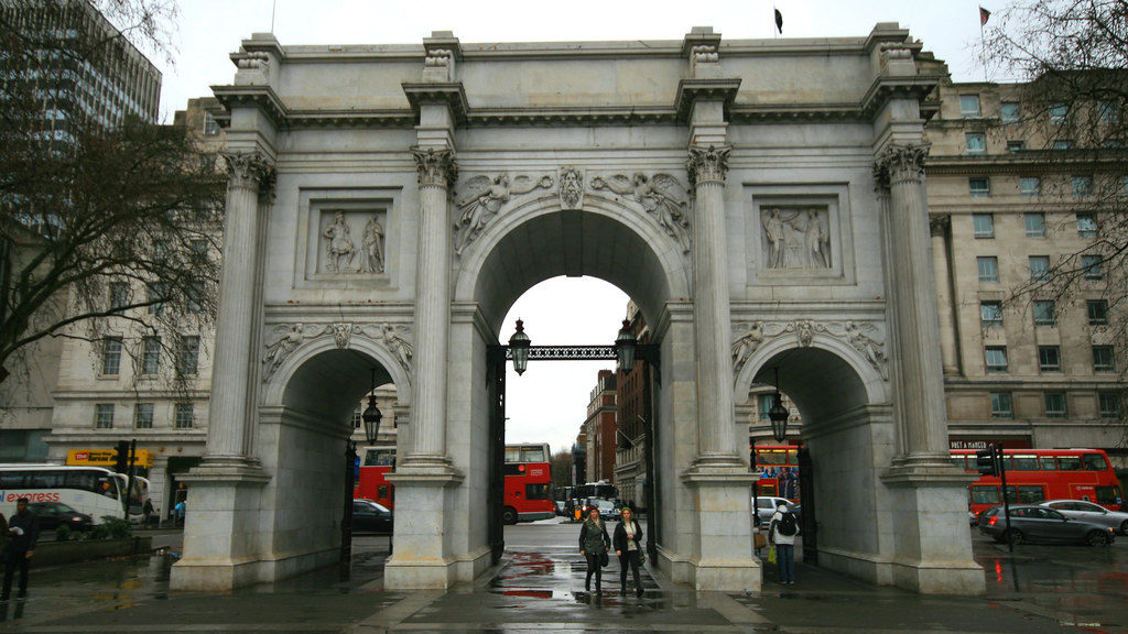 Marble Arch Marble Arch is a white Carrara marble (with
