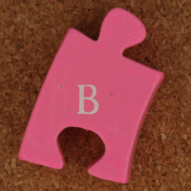 Dinosaur Puzzle Letter B