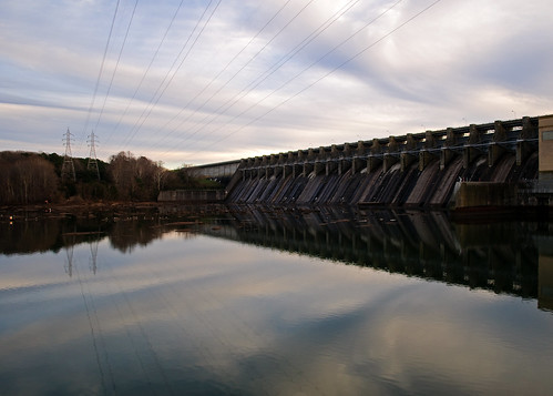 water clouds structures dams