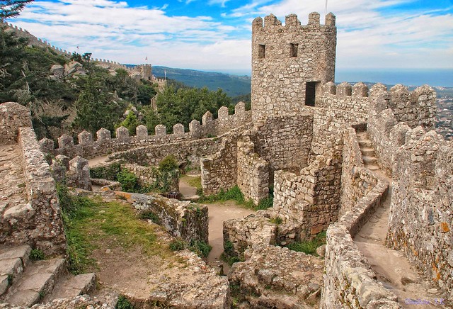 Castle of the Moors in Sintra, Portugal