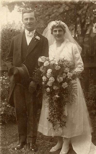 The wedding of Ethel and Charlie 1921
