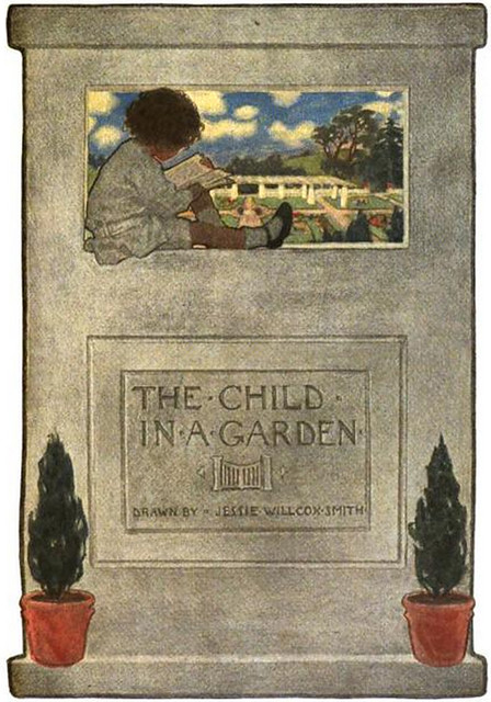 Jessie Willcox Smith 'The Child in a Garden' series Scribner's (Dec. 1903)