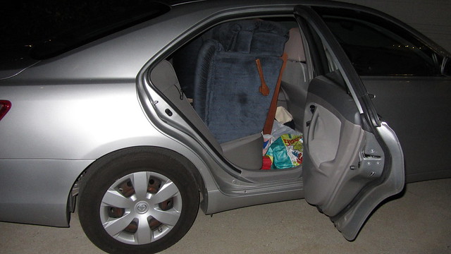 2009 camry with lazyboy chair