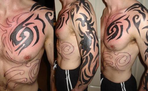 full-shoulder-tribal-tattoos | More Great Tattoo Ideas Are A… | Flickr