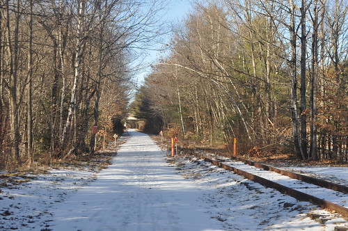 railroad winter snow cold abandoned rural woods snowy path traintracks newengland newhampshire rusty sunny nh andover trail bm rails straight railroadtracks railtrail abandonedrailroad bostonandmaine potterplace
