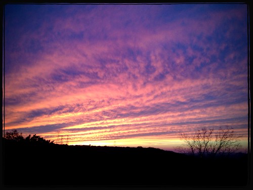 sunset clouds eddie vignette kitcam