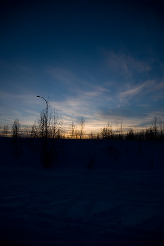 Sunset by Nathan Wainwright, Really wanted to accent the burst of dying light in the middle, re-worked the raw file image best I
