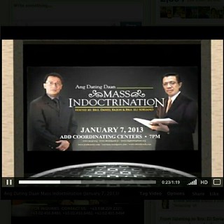 ang dating daan mass indoctrination live now