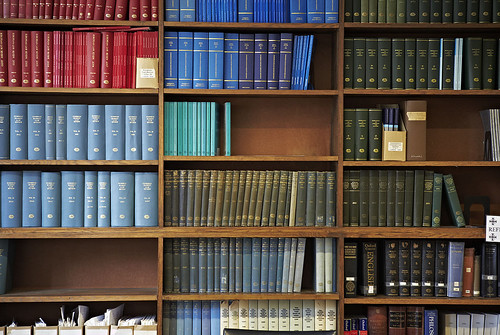 Law Library shelves