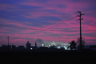 Industrial sunset