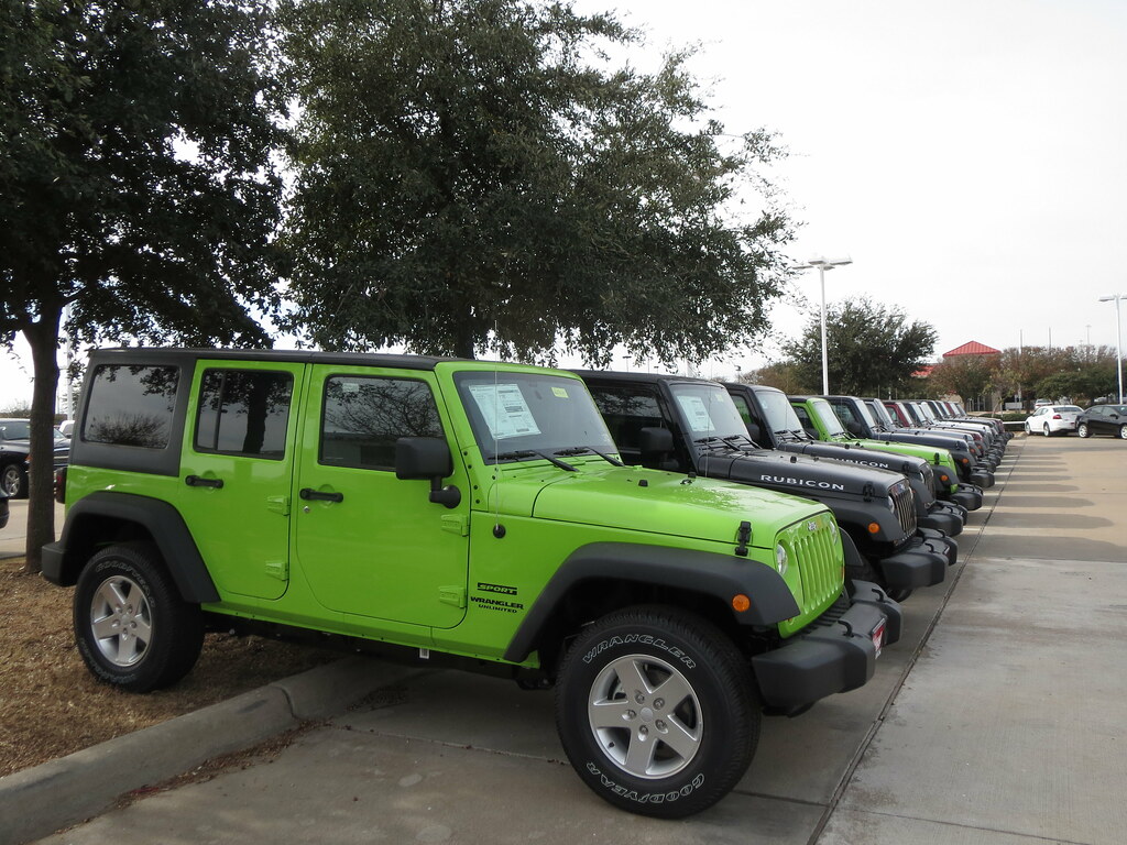 Lime Green Jeep Wrangler Gecko | zombieite | Flickr