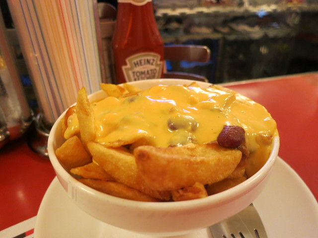 Chilli cheese fries at Ed's Easy Diner