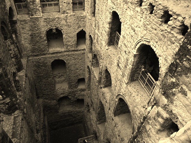 Interior - Rochester Castle, Kent.