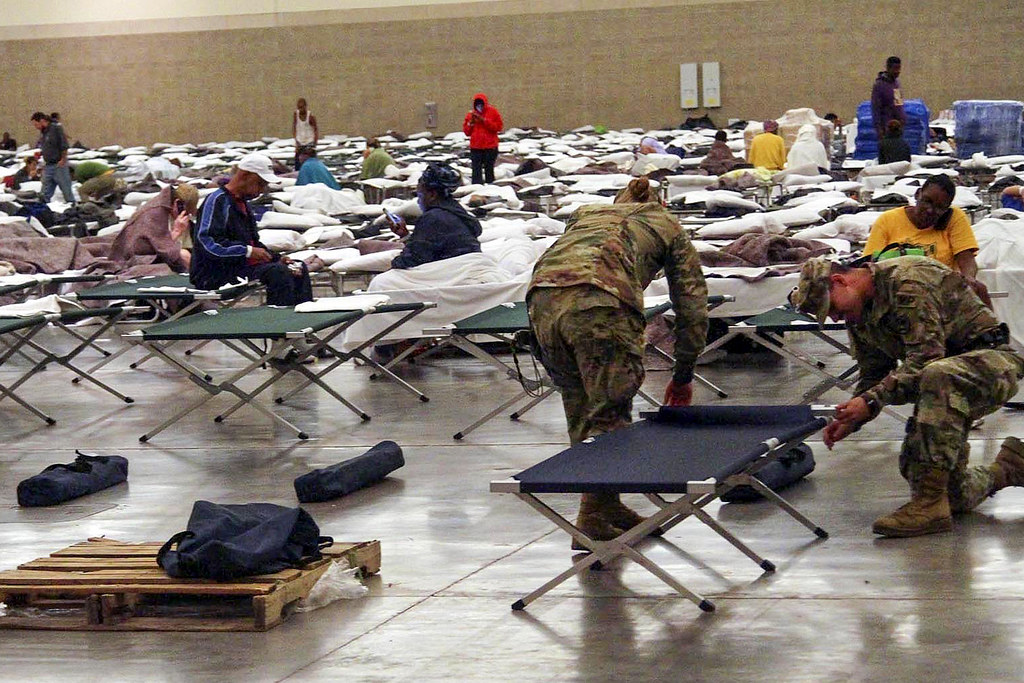 people on Military Cots