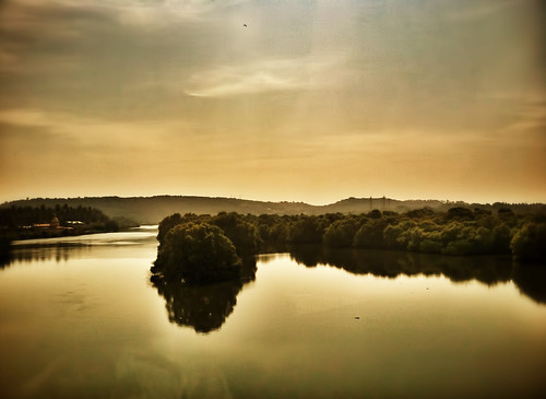 sunset india reflection river goa incredible bushes iphone4 iphoneography