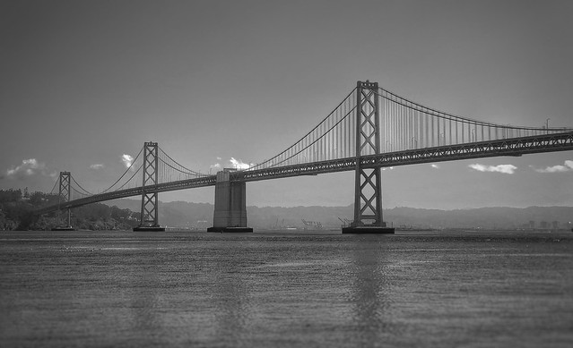 Bay Bridge in Black & White